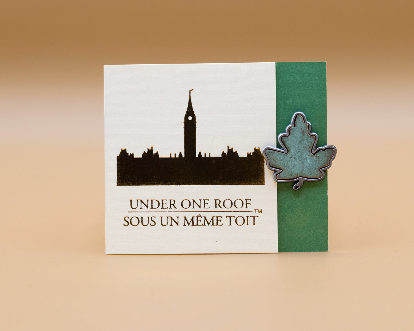 Maple Leaf Brooch Pewter