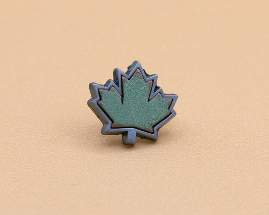 Maple Leaf Pin Pewter