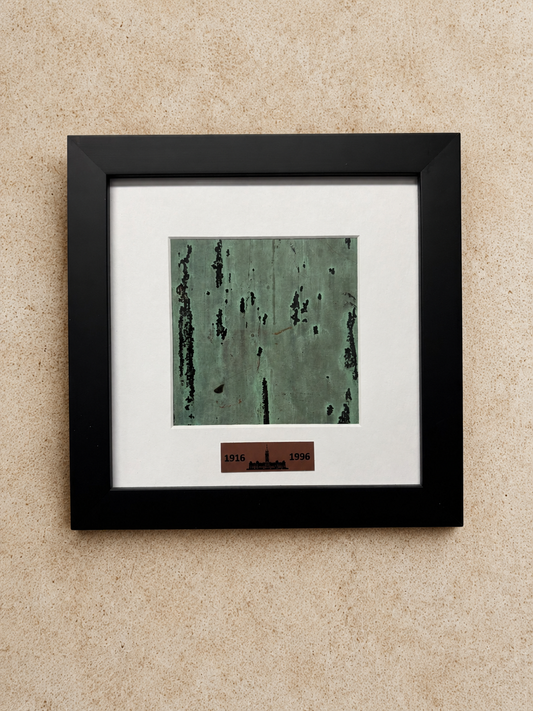 Framed Copper Piece